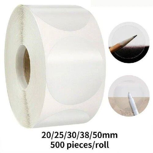 500 pieces/roll of transparent circular sealing labels gift
