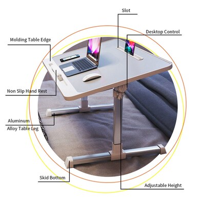 Bed Small Table Folding Small Table Adjustable Home Study De