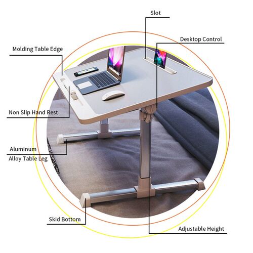 Bed Small Table Folding Small Table Adjustable Home Study De