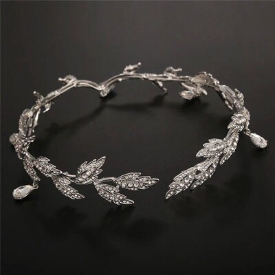 Ameliebridal Big Rhinestone Pendant and Stone Lead Decoratio
