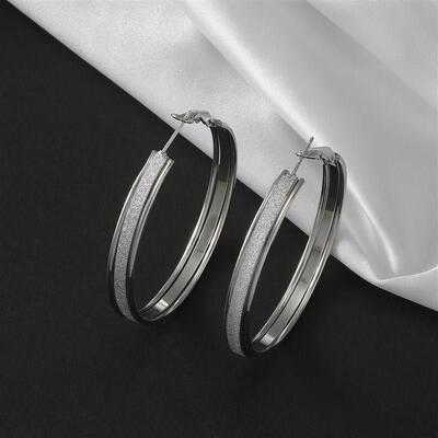 Exaggerated Multilayer Big Hoop Earrings Ins Style European