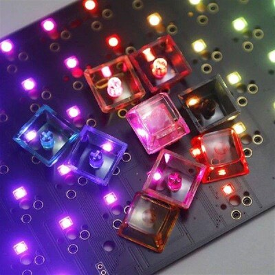 10PCs Blank Backlit Keycaps forMX Switches Mechanical