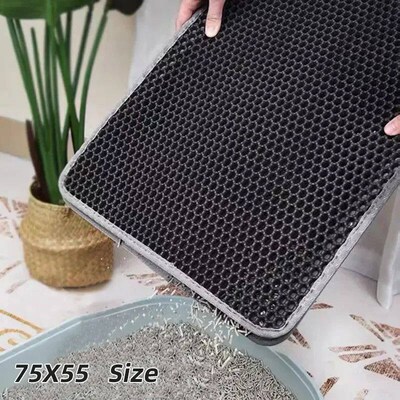 Waterproof Pet Cat Litter Mat Double Layer Pet Litter Box Ma