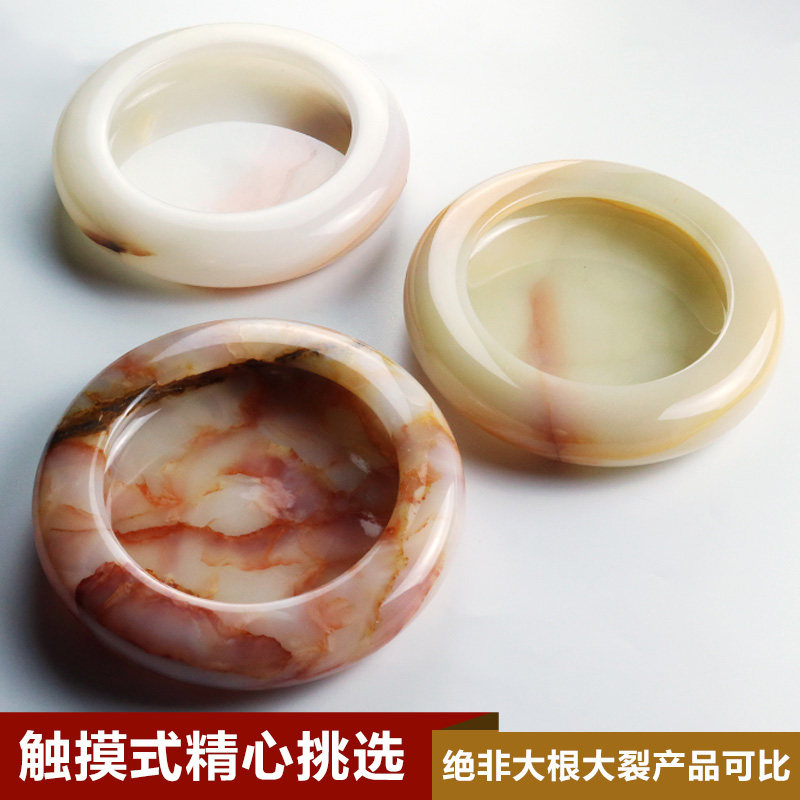 天然玉石摆件烟灰缸大号现代中式客厅办公室创意复古摆设礼品饰品,家居饰品,装饰烟灰缸,淘宝优惠券,粉丝福利购,淘宝优惠卷
