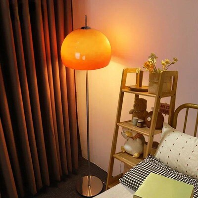 Bauhaus Living Room Retro Glass Table Lamp Gradient Orange M