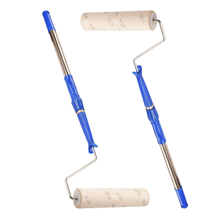 地板粘毛器滚筒可撕式替换芯瓷砖粘尘纸滚子毡毛器滚刷粘毛纸胶滚