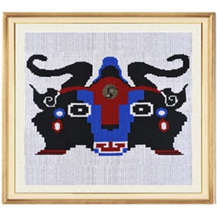 张家界土家织锦西兰卡普壁挂装饰工艺画非遗手工编织有框无框挂毯