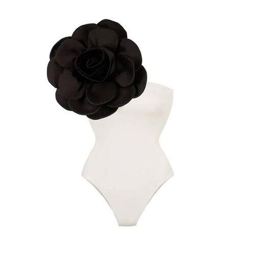 2024 Flower One Piece Swimsuit Women Swimwear Monokini Bodys