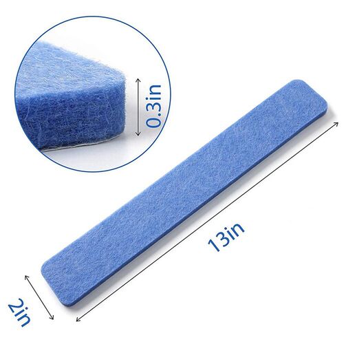 10Pcs Cork Felt Bulletin Board Bar Strip Self-Adhesive Felt