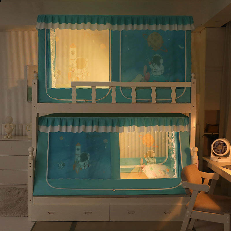 子母床蚊帐1.2m上下铺1.5梯形家用床帘1.儿童高低床层0.9学生,床上用品,蚊帐,淘宝优惠券,粉丝福利购,淘宝优惠卷