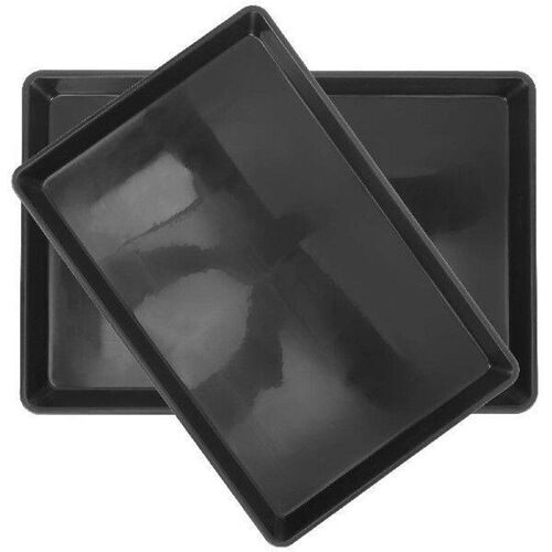 2 Pcs Dog Crate Holder Bird Cage Tray Cages Plastic for