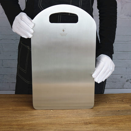 小怪兽菜板304不锈钢砧板 卫生防霉切菜板揉面板多功能家用擀面板