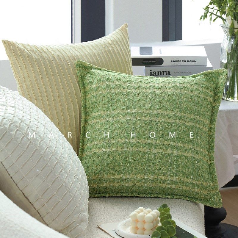 法式奶油风抱枕绿色靠枕抱枕沙发靠垫样板间飘窗装饰靠背枕,居家布艺,靠垫/抱枕,淘宝优惠券,粉丝福利购,淘宝优惠卷