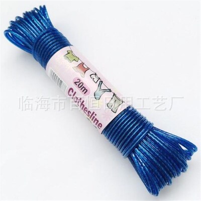 20M Long Rope Drying Clothes Washing Lines Hangers Steel Wir