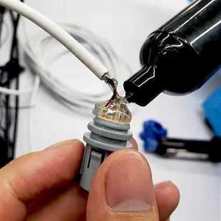uv胶电子密封胶端子补强固定胶焊点保护胶高粘浓稠触变型强度硬胶