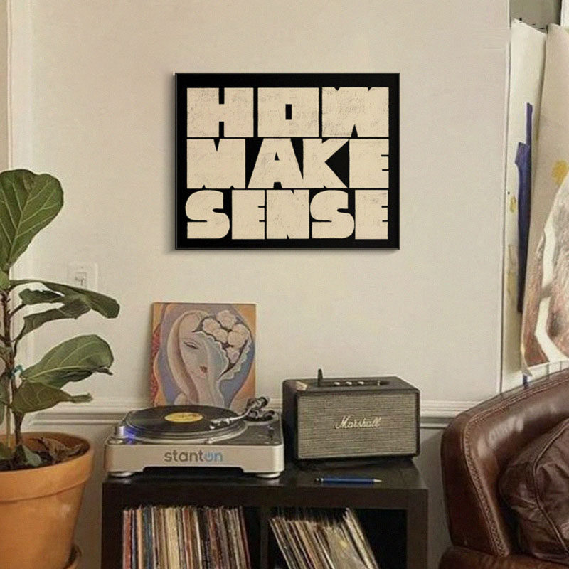 英文字母潮流电表箱装饰画客厅配电箱遮挡壁画电闸开关盒挂画附录