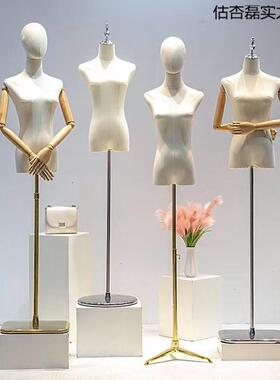 新款装店半身模展特假人道泡具示服架饰品服饰服装人台93135展示