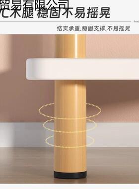 方沙茶发中小几办公室边柜边几轻奢高级感长形间77013边桌茶桌方