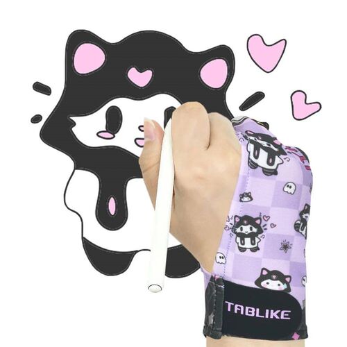 Digital Drawing Glove, Artist Glove with 3-Layer Palm Reject