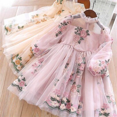 Lace Princess Dress Spring Girls Clothes 3 5 8 Years Kids Dr