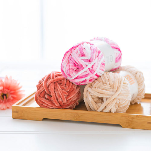 100g / 80M Chenille Velvet Yarn Knitting Wool Thick Warm Cro