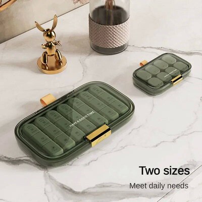 Portable Pill Box Three Meals A Day Pill Box Large Capacity