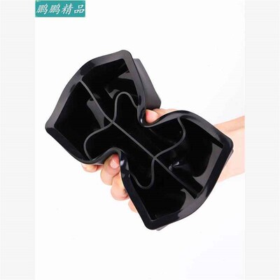 Silicone ice block mold ice box ice grid with cover for hous