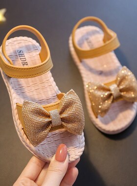 Childrens Summer Sandals Baby Girls Cute Princess Shoes Non