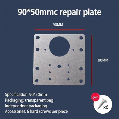 1~10PCS Kitchen Cabinet Hinge Repair Plate Stainless Steel