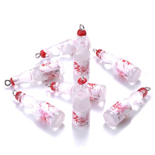 10Pcs Plastic Pop Cola Soda Drinks Beverages Charms Juice Al