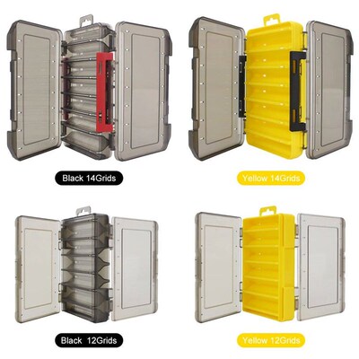 Fishing Case Double Sided Fishing Lure Box Case Squid Jig Mi