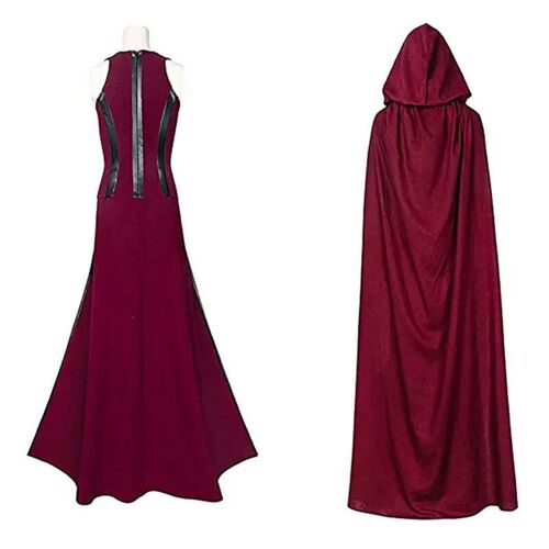 Scarlet Cosplay Witch Maximoff Wanda Vision Cosplay Costume