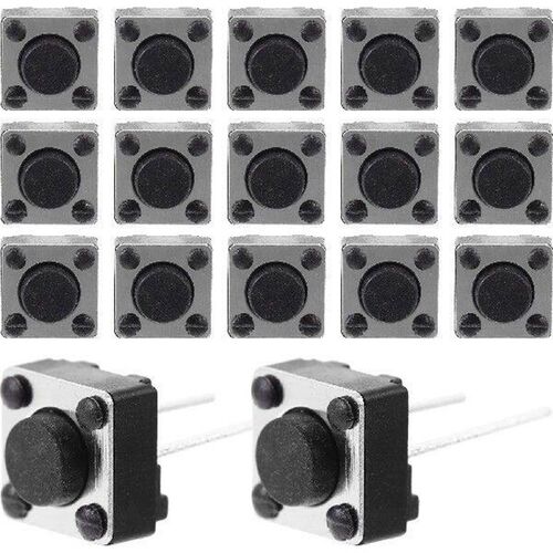 100 Pcs Micro Switch 6*6*43/5/7mm Two-pin Tact Tactile