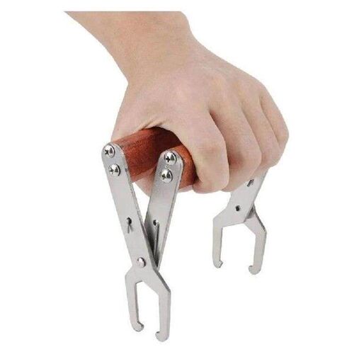 Hive frame holder, beekeeping accessory tool with wooden