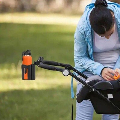 Cup Holder For Stroller 360 Degrees Rotatable Drink Cup