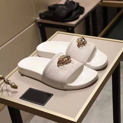 Fashion Casual Couple Beach Slippers Womens Flip-Flops