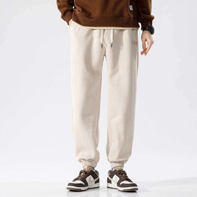 Suede Pants Mens Spring and Summer New Teenager Faionable B