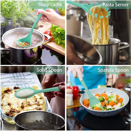Silicone cooking utensil set Kitchen Utensils Set Cooking To