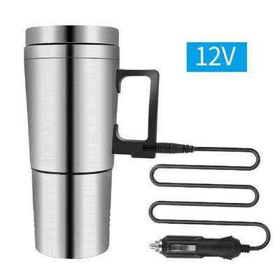 Stainless Steel Car Electric Kettle Heating Cup 300ml