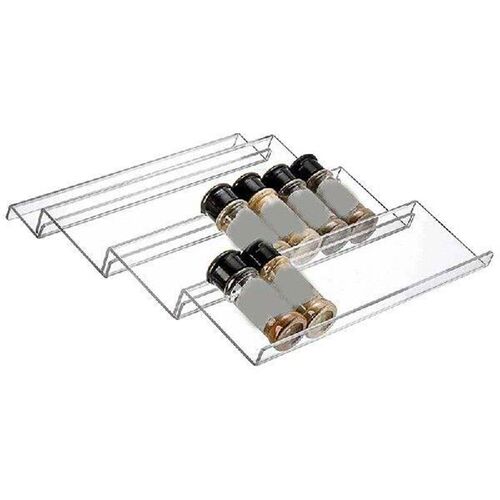 Clear Acrylic Spice Drawer Organizer,Seasoning Jars Drawers