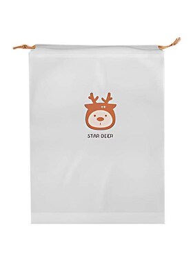 Dustproof and moisture-proof drawstring shoe storage bag, su
