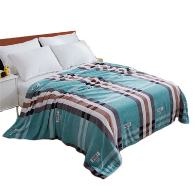 Factory Price Flannel Blanket Coral Fleece Bed Sheet Yoga ve