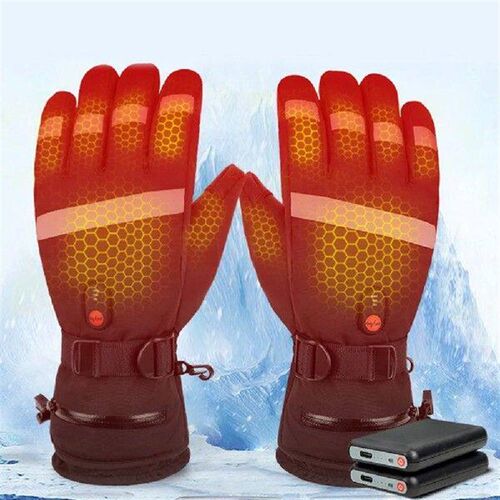 Electric Heated Gloves Winter Waterproof Heating Thermal