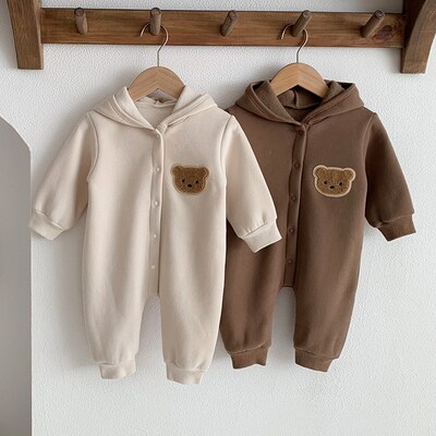 Winter Baby Clothes Infant Baby Boy Girl Warm Romper Newborn