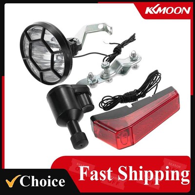 Bicycle Lights Set Kit Bike Safety Front Headlight Taillight