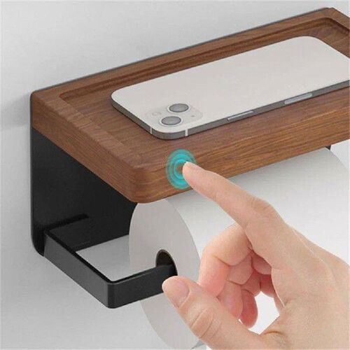 1/2PCS Toilet Tissue Roll Holders Wall Mount with Self