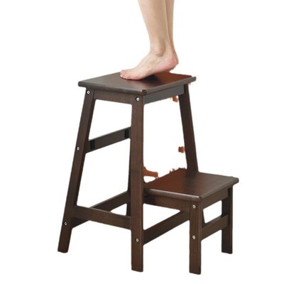 Solid wood stool; ladder stool; stool and ladder in one