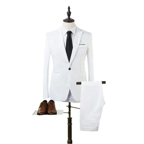 Mens Two-piece Business Suit  Spring Summer Fashion Casual