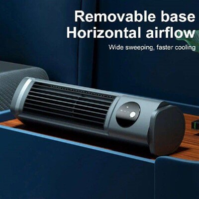 Portable Table Fan 3 Speeds Personal Fan USB Rechargeable