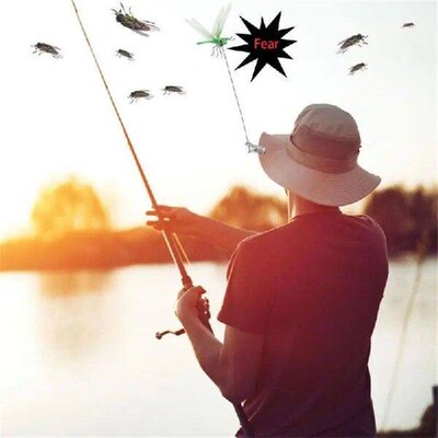 2/4/6PCS Fake Dragonfly Clip Garden Stake Decoration
